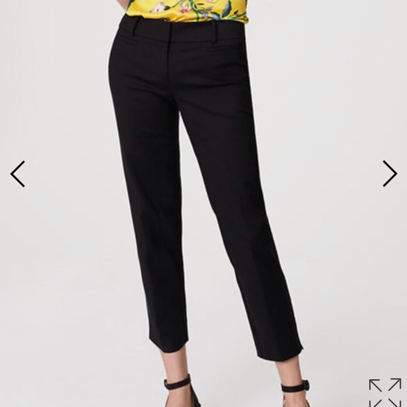 LOFT Pants - Loft Black Marisa Cropped Pants